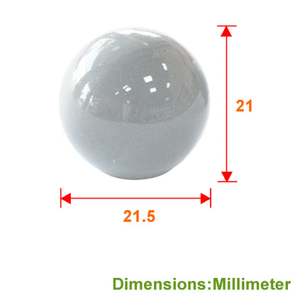 小圓球 灰色 Ø 21.5mm 陶瓷把手  HP020GR