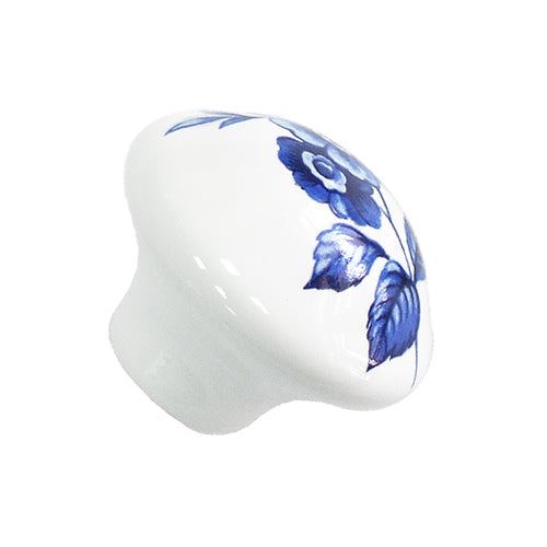青瓷藍花 801 白色 Ø 34mm 陶瓷把手  HP801WH
