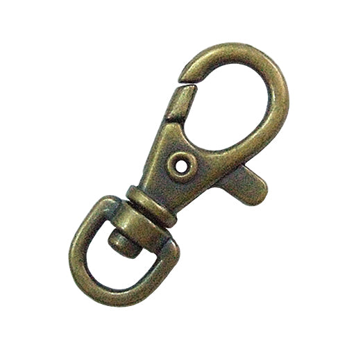 D001 鑰匙扣環 3.7cm鋅勾頭- 青古銅色 KD001BK