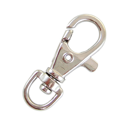 D001 鑰匙扣環 3.7cm鋅勾頭- 鎳色 KD001NI