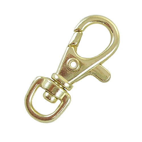D001 鑰匙扣環 3.7cm鋅勾頭- 青銅金色 KD001YG