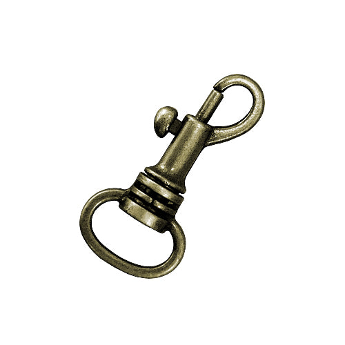 D117 鑰匙扣環 3.6cm鋅勾頭- 青古銅色 KD117BK