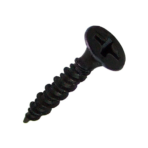 25mm高低牙雙螺旋木工螺絲- 黑色 <熱處理> YG025BL