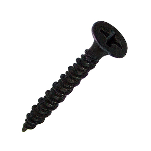31mm高低牙雙螺旋木工螺絲- 黑色 <熱處理> YG031BL